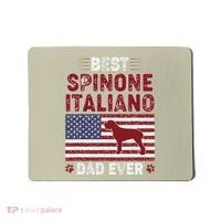 Best Spinone Italiano Dad Ever American Flag Dog Dad Mousepad thumb 0