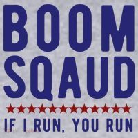 Boom Squad If I Run You Run Funny 4th Of July Women's Sweatshirt thumb 2