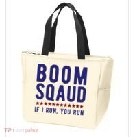 Boom Squad If I Run You Run Funny 4th Of July Tote Bag thumb 3
