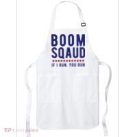 Boom Squad If I Run You Run Funny 4th Of July Apron thumb 0