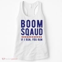 Boom Squad If I Run You Run Funny 4th Of July Women's Tank Top thumb 0