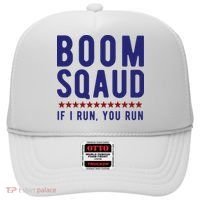 Boom Squad If I Run You Run Funny 4th Of July Hat thumb 0