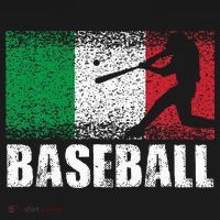 Baseball Sports Italy Flag Italian Baseball Apron thumb 3