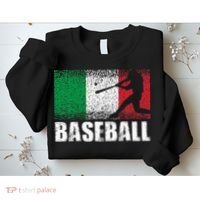 Baseball Sports Italy Flag Italian Baseball Sweatshirt thumb 2