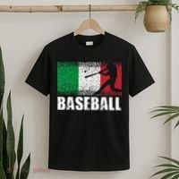Baseball Sports Italy Flag Italian Baseball T-Shirt thumb 2