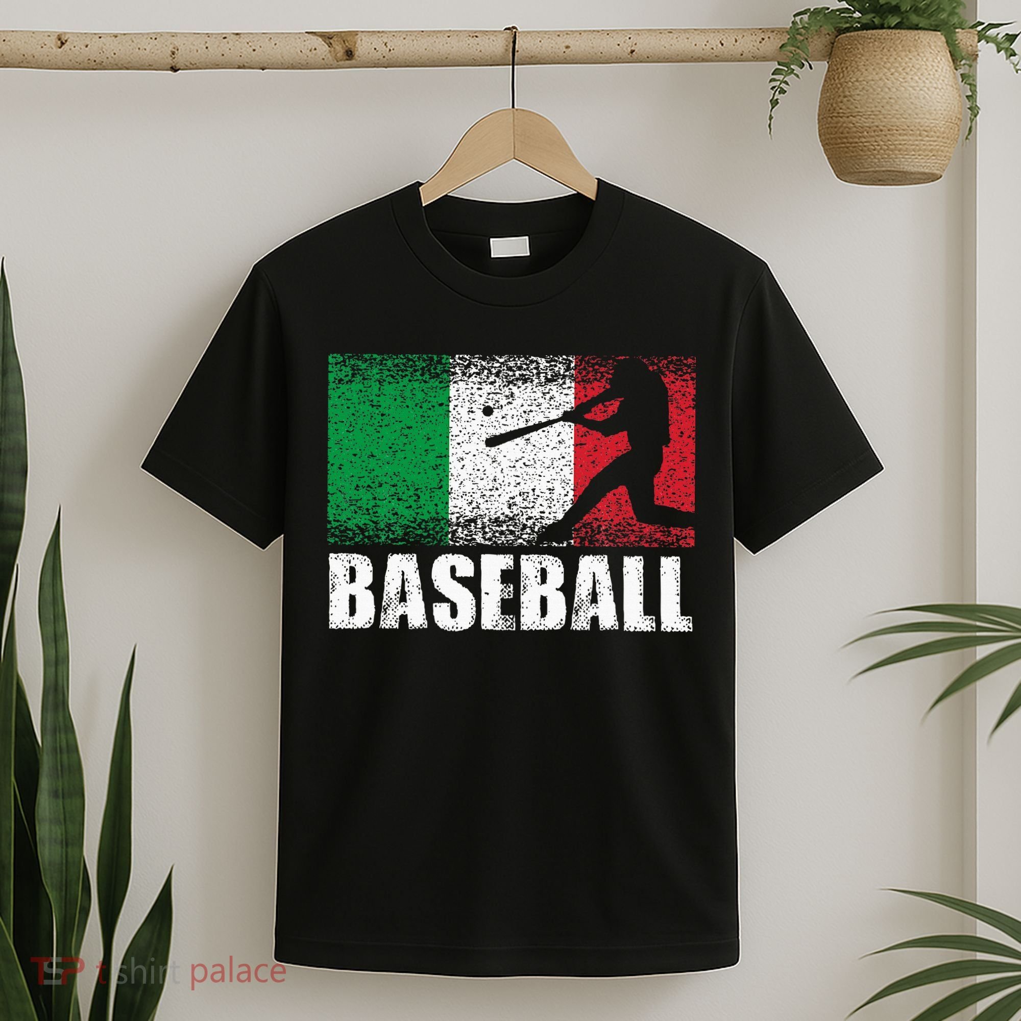 Baseball Sports Italy Flag Italian Baseball T-Shirt