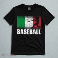 Baseball Sports Italy Flag Italian Baseball T-Shirt thumb 5