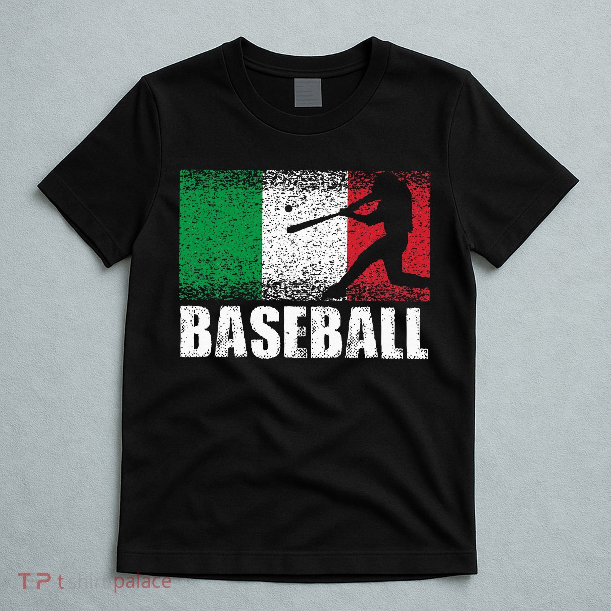 Baseball Sports Italy Flag Italian Baseball T-Shirt