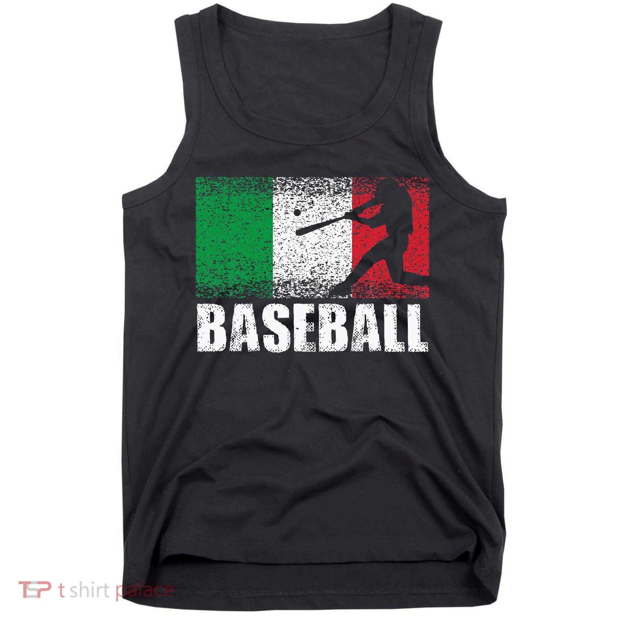 Baseball Sports Italy Flag Italian Baseball Tank Top