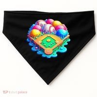 Baseball Stadiums Ice Cream Drip For USA-Made Doggie Bandana thumb 0