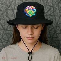 Baseball Stadiums Ice Cream Drip For Bucket Hat thumb 3