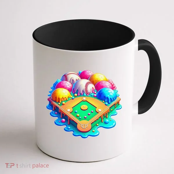 Baseball Stadiums Ice Cream Drip For Coffee Mug