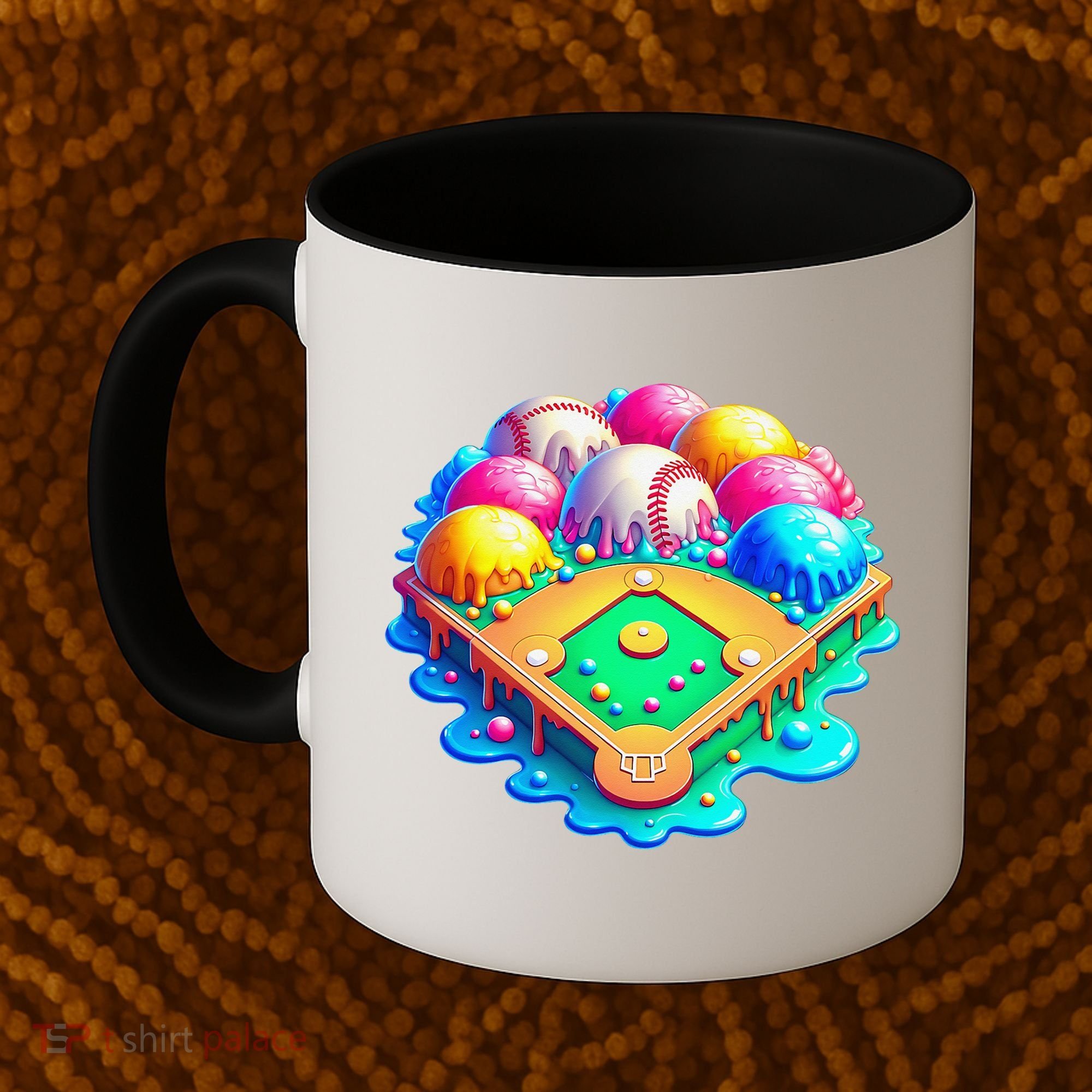 Baseball Stadiums Ice Cream Drip For Coffee Mug