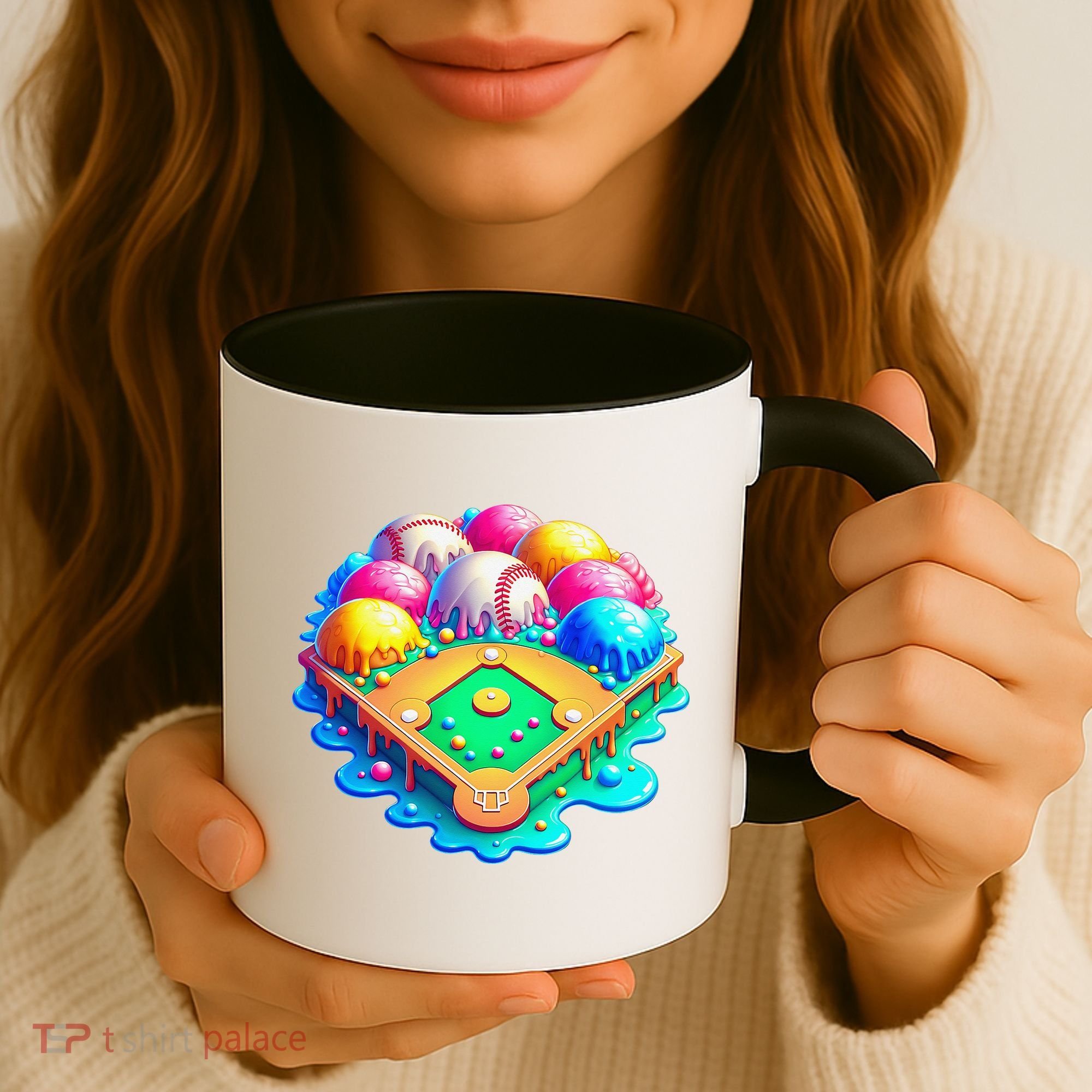 Baseball Stadiums Ice Cream Drip For Coffee Mug
