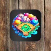 Baseball Stadiums Ice Cream Drip For Coaster thumb 0