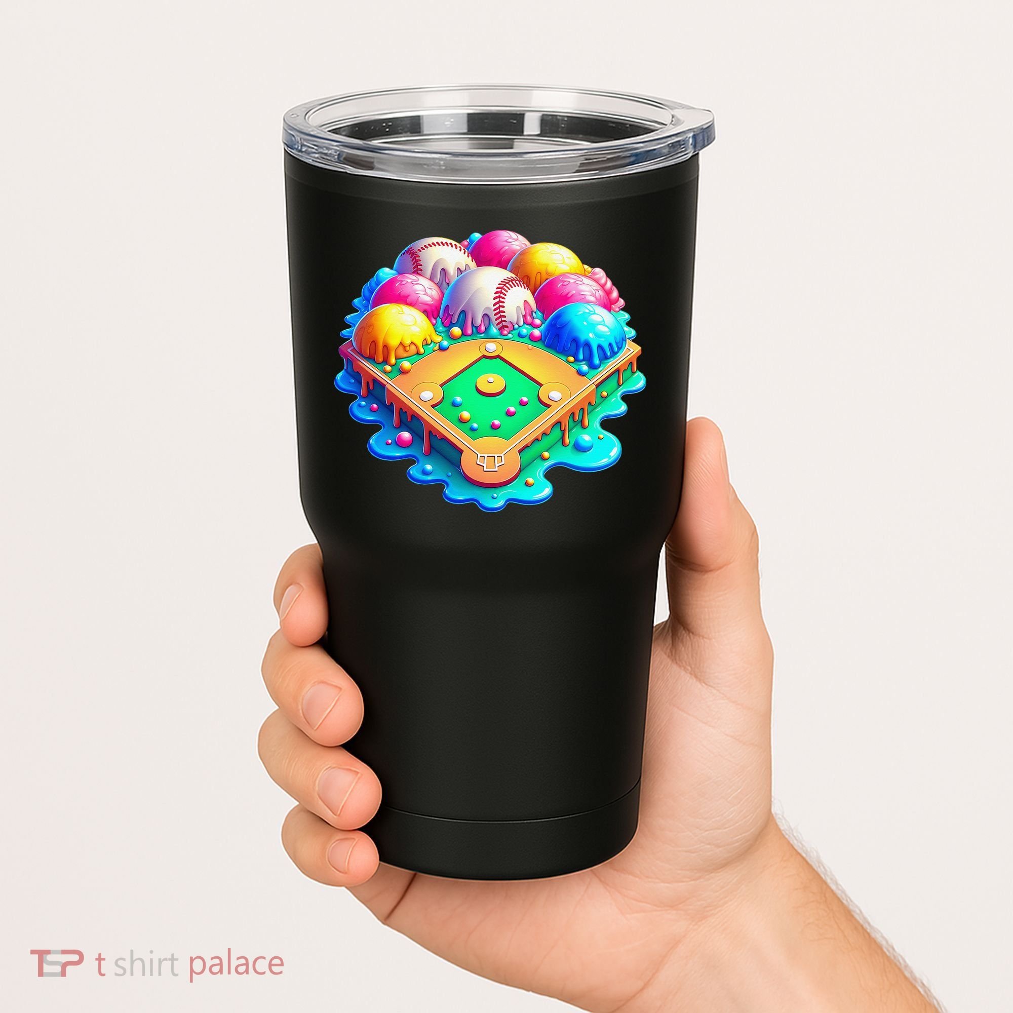 Baseball Stadiums Ice Cream Drip For Tumbler