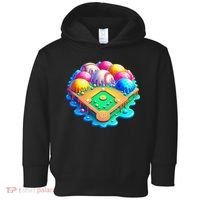 Baseball Stadiums Ice Cream Drip For Toddler Hoodie thumb 0
