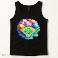 Baseball Stadiums Ice Cream Drip For Tank Top thumb 2