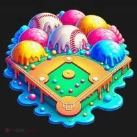Baseball Stadiums Ice Cream Drip For Tank Top thumb 6
