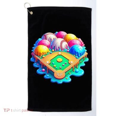 Baseball Stadiums Ice Cream Drip For Golf Towel