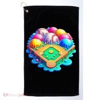 Baseball Stadiums Ice Cream Drip For Golf Towel thumb 0