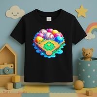 Baseball Stadiums Ice Cream Drip For Toddler T-Shirt thumb 3