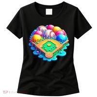Baseball Stadiums Ice Cream Drip For Women's T-Shirt thumb 0