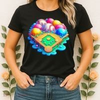 Baseball Stadiums Ice Cream Drip For Women's T-Shirt thumb 2
