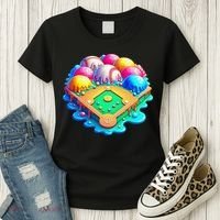 Baseball Stadiums Ice Cream Drip For Women's T-Shirt thumb 3