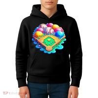 Baseball Stadiums Ice Cream Drip For Kids Hoodie thumb 4