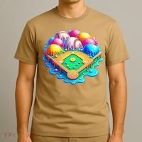 Baseball Stadiums Ice Cream Drip For T-Shirt thumb 3
