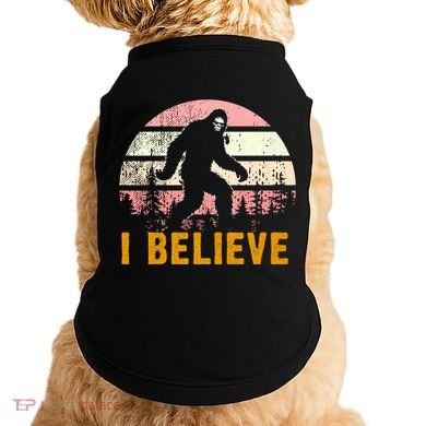 Bigfoot Squatch I Believe Bigfoot Doggie Tank