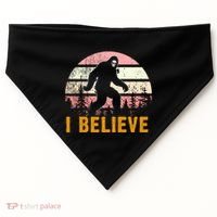 Bigfoot Squatch I Believe Bigfoot USA-Made Doggie Bandana thumb 0