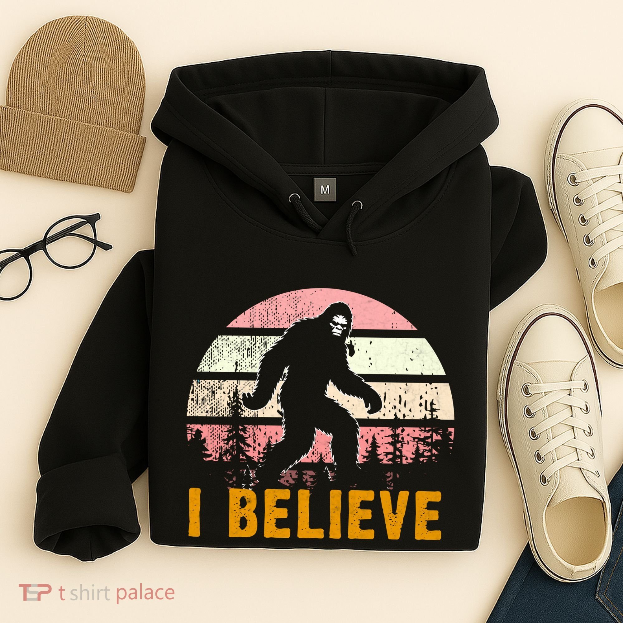 Bigfoot Squatch I Believe Bigfoot Hoodie