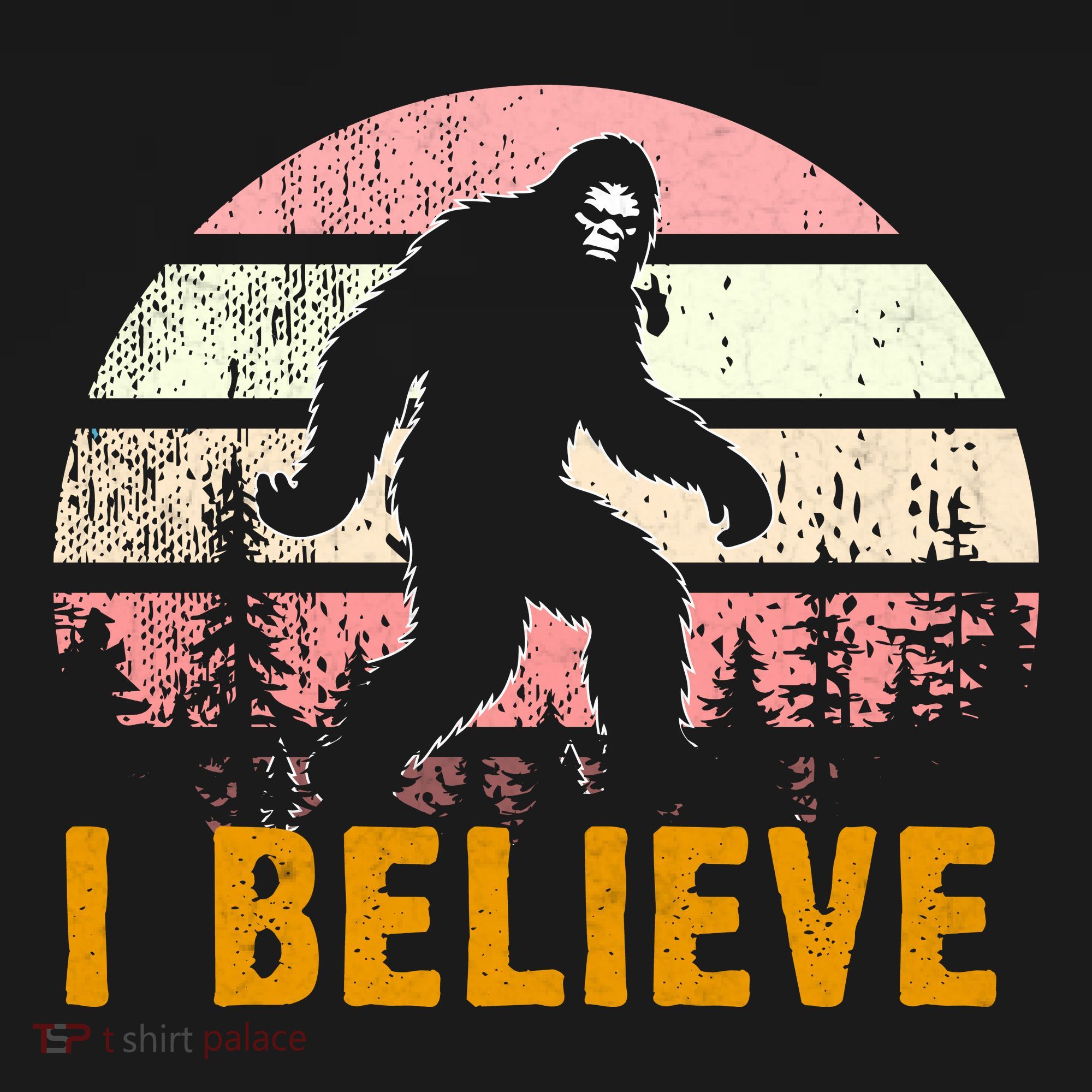 Bigfoot Squatch I Believe Bigfoot Hoodie