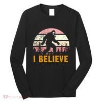 Bigfoot Squatch I Believe Bigfoot Long Sleeve Shirt thumb 0