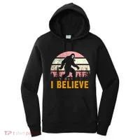 Bigfoot Squatch I Believe Bigfoot Women's Hoodie thumb 0