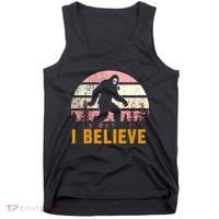Bigfoot Squatch I Believe Bigfoot Tank Top thumb 0