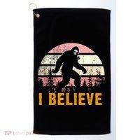 Bigfoot Squatch I Believe Bigfoot Golf Towel thumb 0