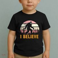 Bigfoot Squatch I Believe Bigfoot Toddler T-Shirt thumb 2