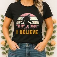 Bigfoot Squatch I Believe Bigfoot Women's T-Shirt thumb 2