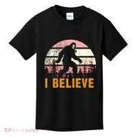 Bigfoot Squatch I Believe Bigfoot Kids T-Shirt thumb 0