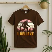 Bigfoot Squatch I Believe Bigfoot T-Shirt thumb 2