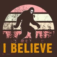 Bigfoot Squatch I Believe Bigfoot Coaster thumb 2