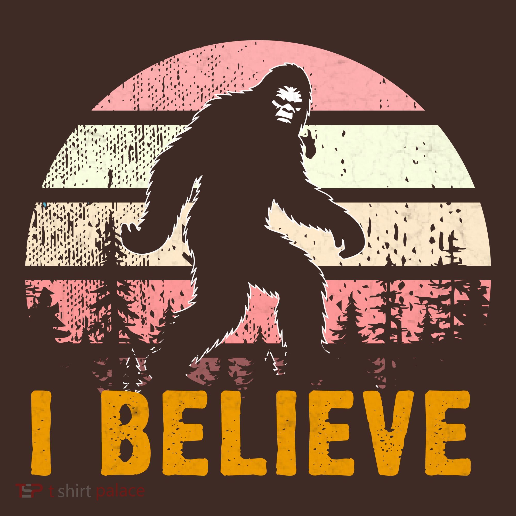 Bigfoot Squatch I Believe Bigfoot Baby Bodysuit