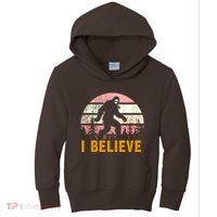 Bigfoot Squatch I Believe Bigfoot Kids Hoodie thumb 0