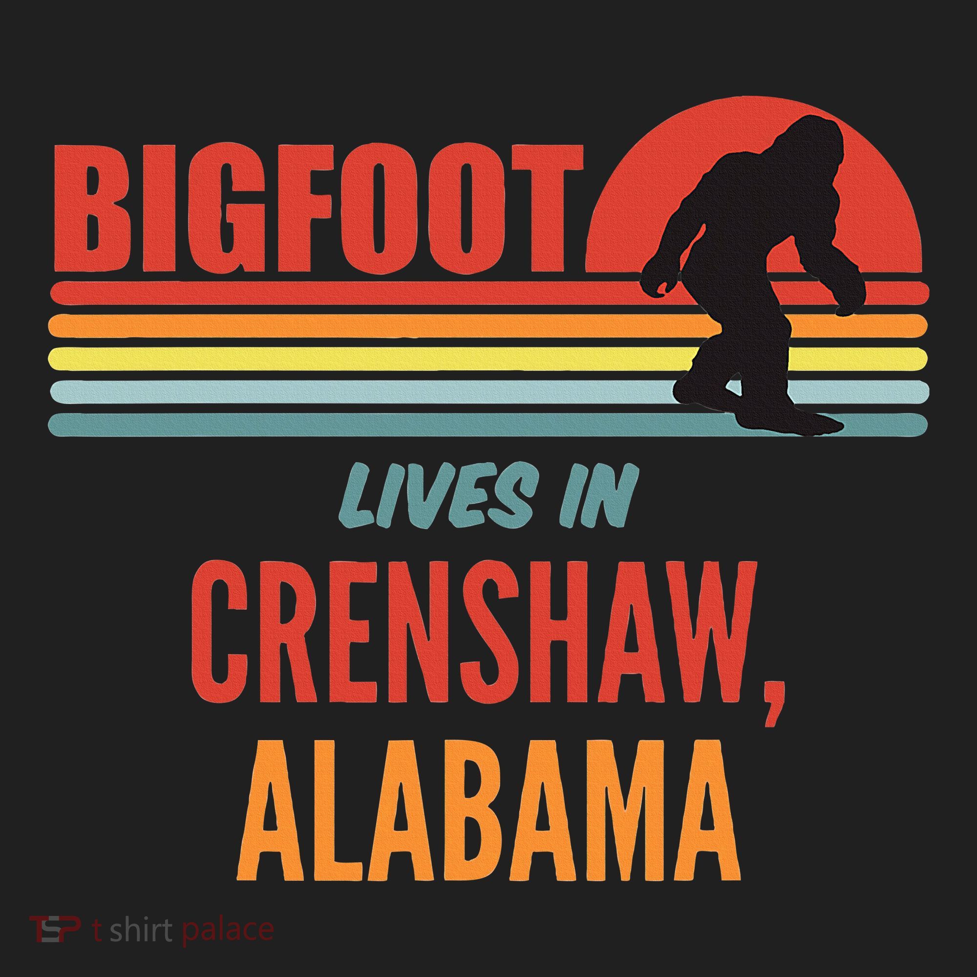 Bigfoot Sighting In Crenshaw Alabama Women's Sweatshirt