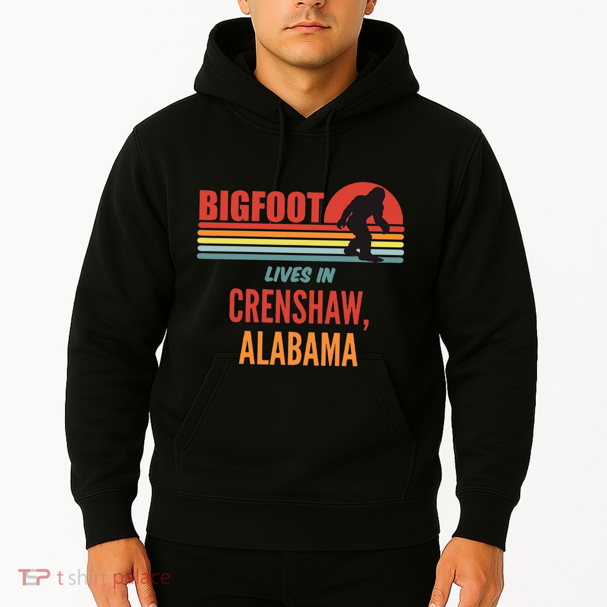 Bigfoot Sighting In Crenshaw Alabama Hoodie
