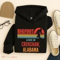Bigfoot Sighting In Crenshaw Alabama Hoodie thumb 4