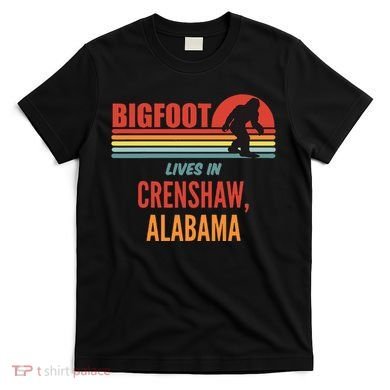 Bigfoot Sighting In Crenshaw Alabama T-Shirt